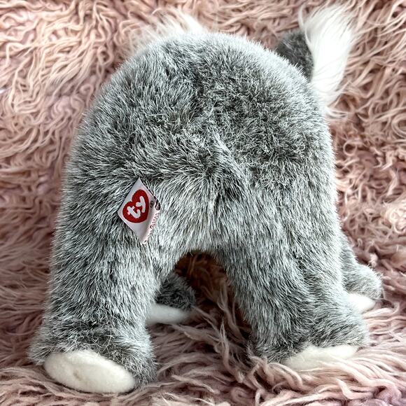 Ty Koala Bear Plush 2003 11" Stuffed Animal Plushy Gray Fuzzy Ears Beanbag Feet - Picture 7 of 8